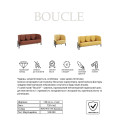 Пуф Royal Sun Boucle brick2